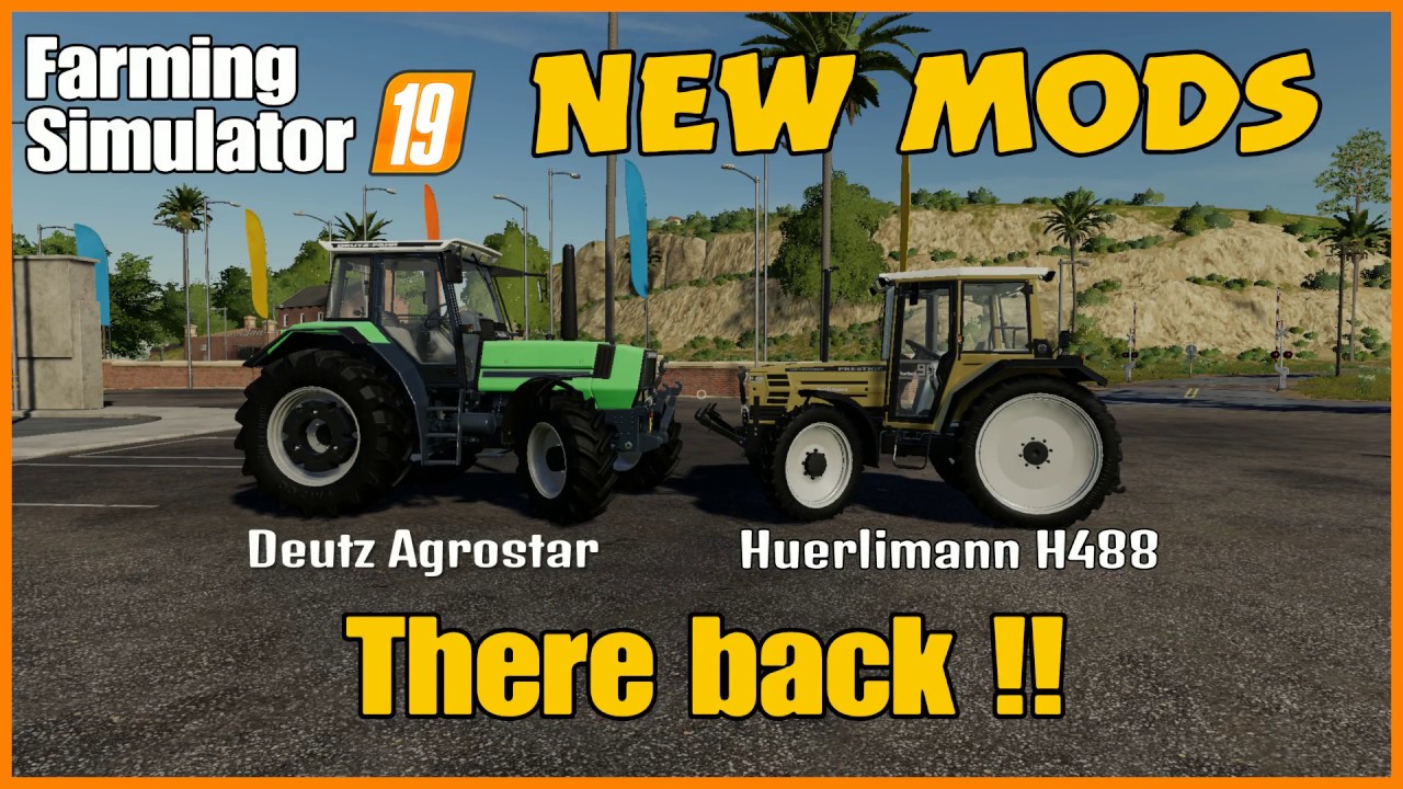 FARMING SIMULATOR 19 NEW MODS Deutz & Huerlimann PS4
