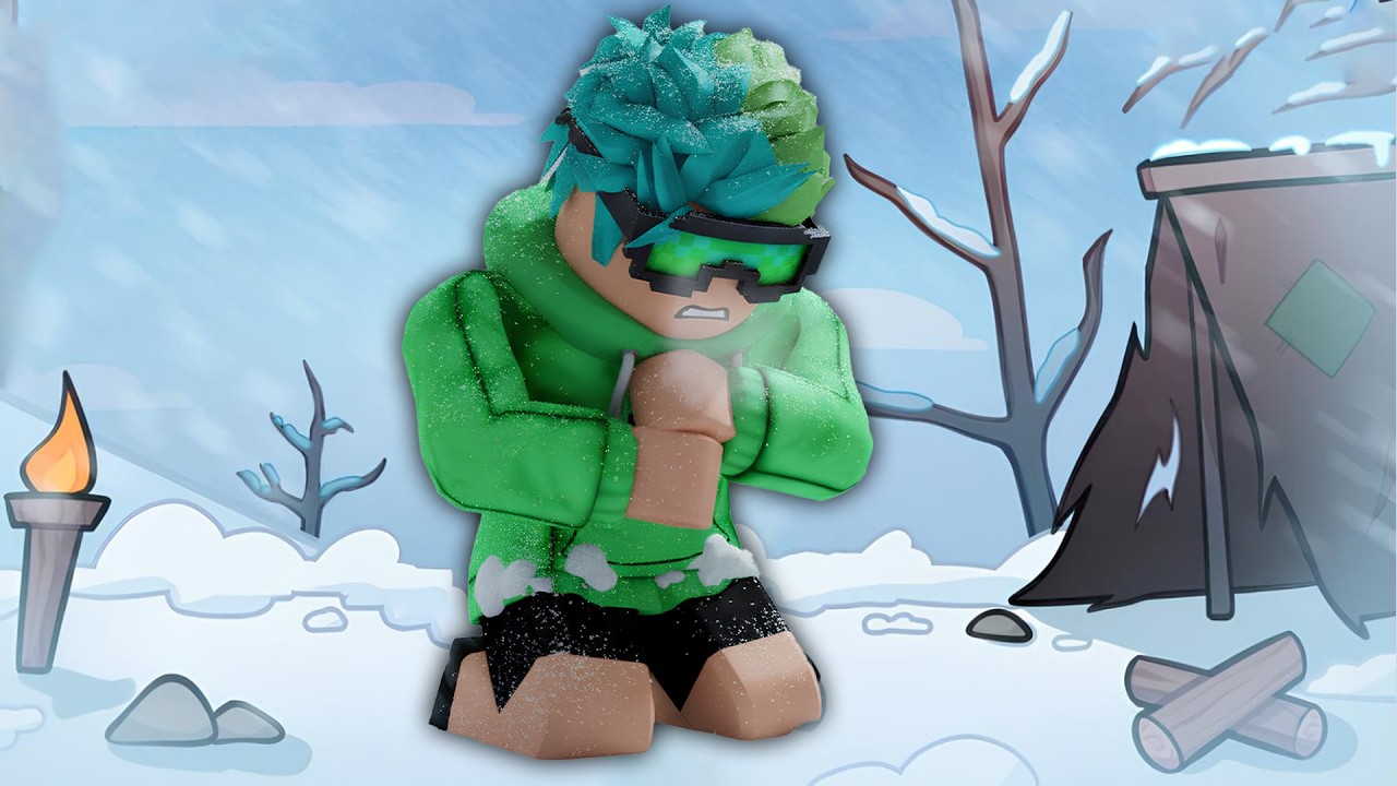 KAR FIRTINASINDA HAYATTA KALMAYA ÇALIŞIYORUZ | ROBLOX SURVIVE THE COLD