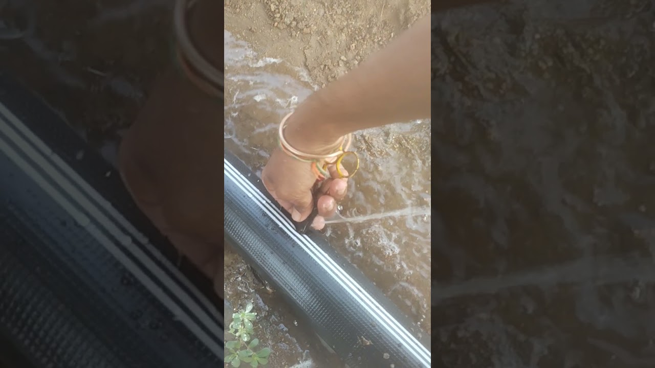 tap drip system fitting in telugu explanation.