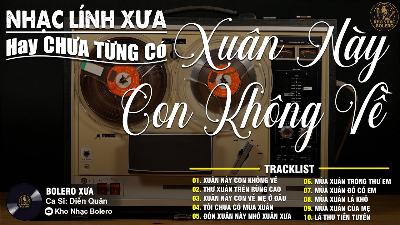 XUÂN NÀY CON KHÔNG VỀ ➤LK Nhạc Vàng Hải Ngoại Xưa Bất Hủ Nghe Là Ngủ, Nhạc Xuân DIỄN QUÂN Cực Êm Tai
