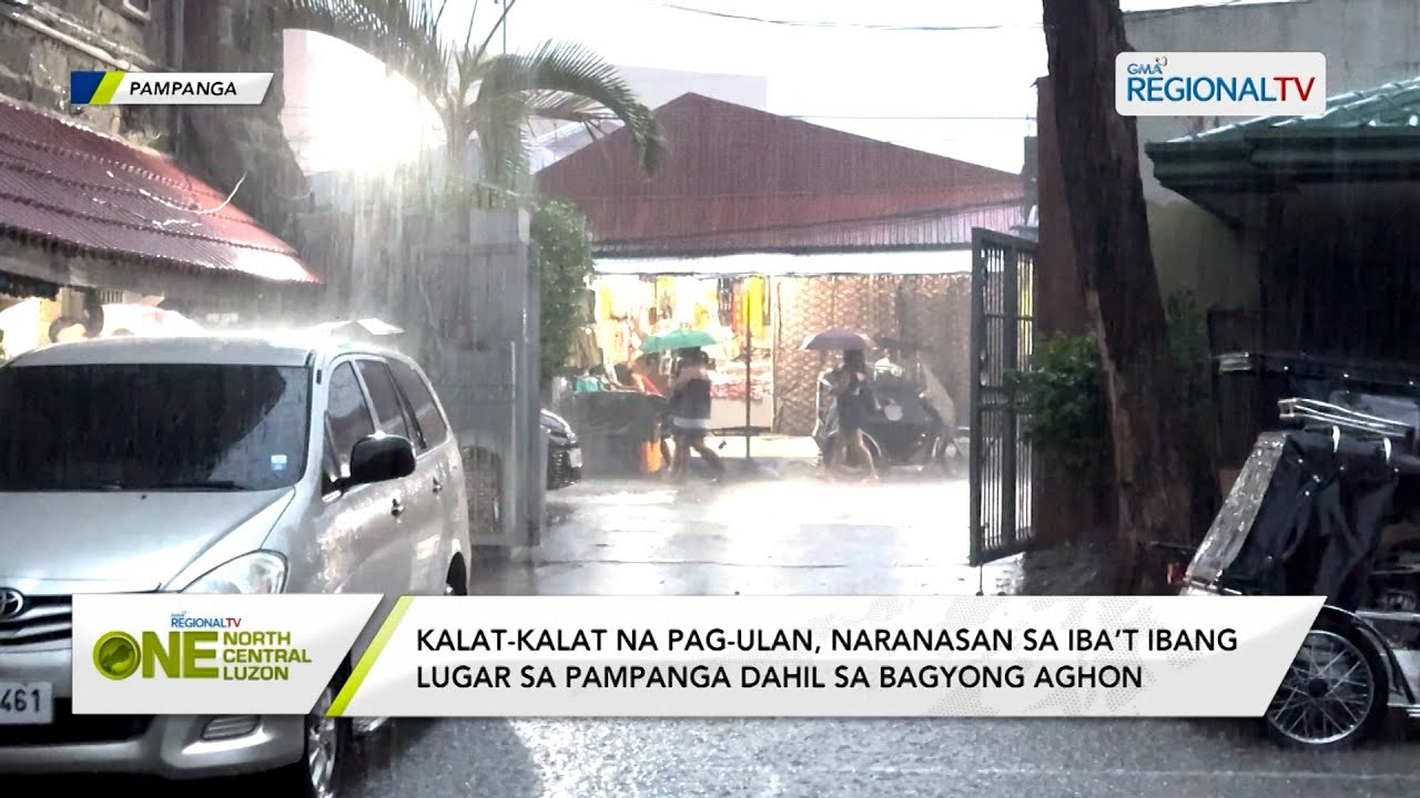 One North Central Luzon: Kalat-kalat na pag-ulan, naranasan sa iba&rsquo;t ibang lugar sa Pampanga