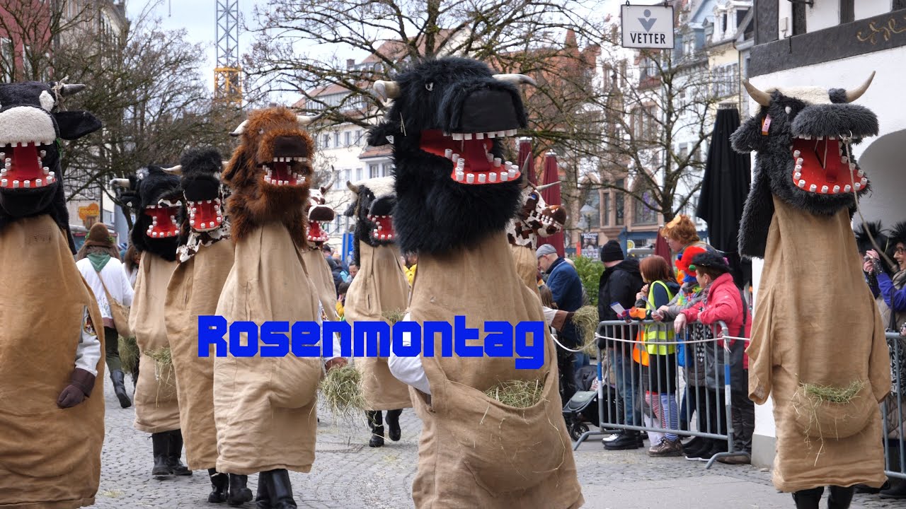 Fasnet, Narrensprung in Ravensburg Teil 1, Rosenmontag