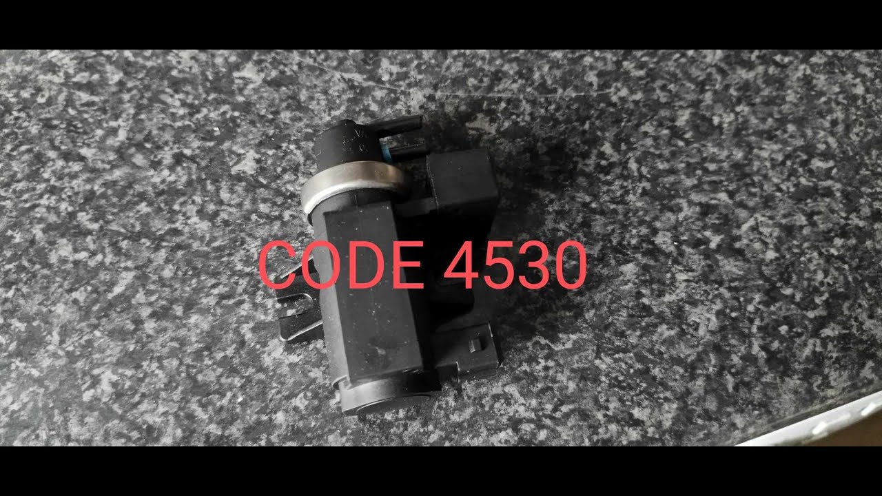 КОД 4530 Отклонение в регулировании давления наддува E60 525D M57