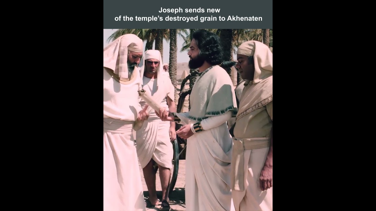 Joseph sends news of the temple&rsquo;s destroyed grain to Akhenaten