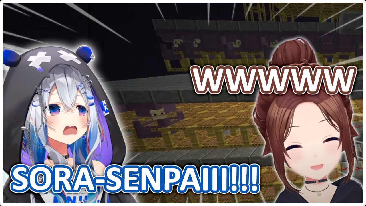 KANATA Yang Hampir Mati, Dan SORA Yang Malah Ketawa Saat Di Shulker Farm KAELA | (Hololive Clips)
