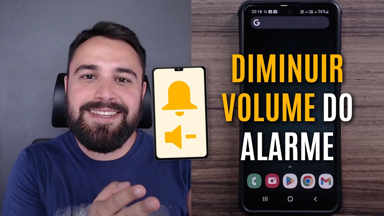 COMO DIMINUIR O VOLUME DO ALARME DO CELULAR