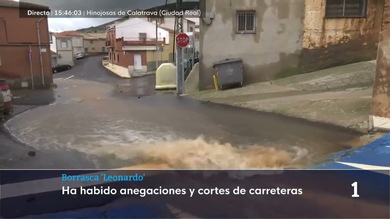 La borrasca Leonardo a su paso por la comarca de Puertollano- Hinojosas de Calatrava