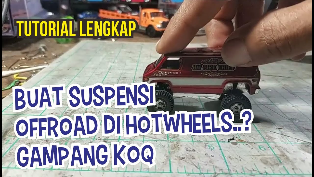 Membuat Offroad Hotwheels dengan Paperclip dan Jarum Pentul