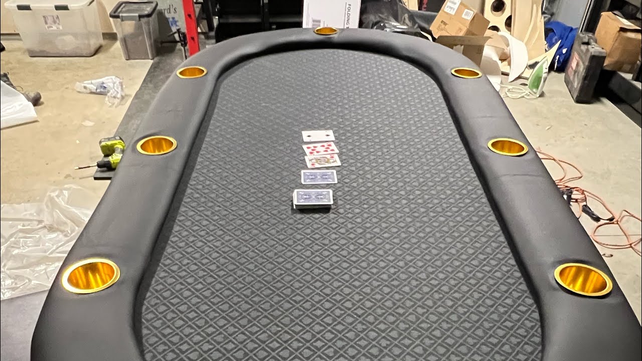 Poker Table Build Episode 4: it’s Finished