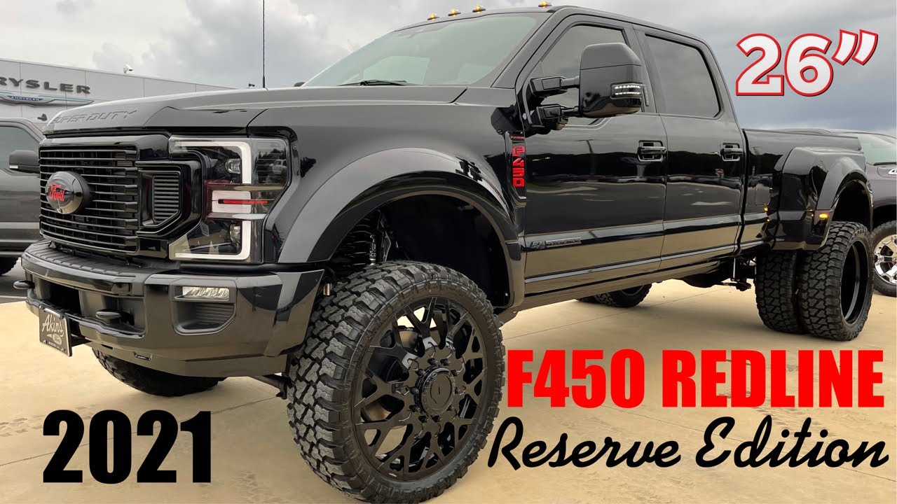 FIRST EVER 2021 Ford F450 Platinum REDLINE Reserve Edition 4.5