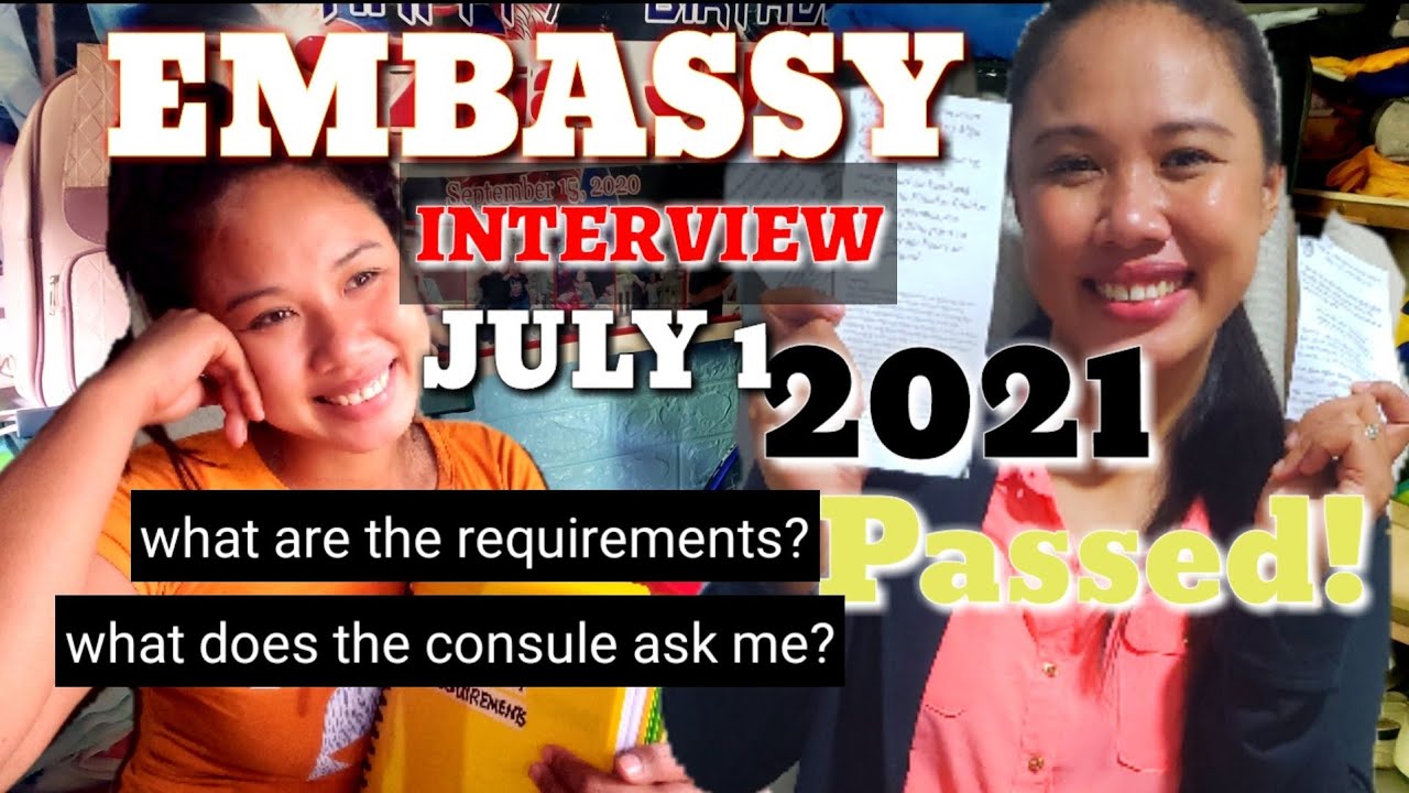 EMBASSY INTERVIEW APPROVED🤗