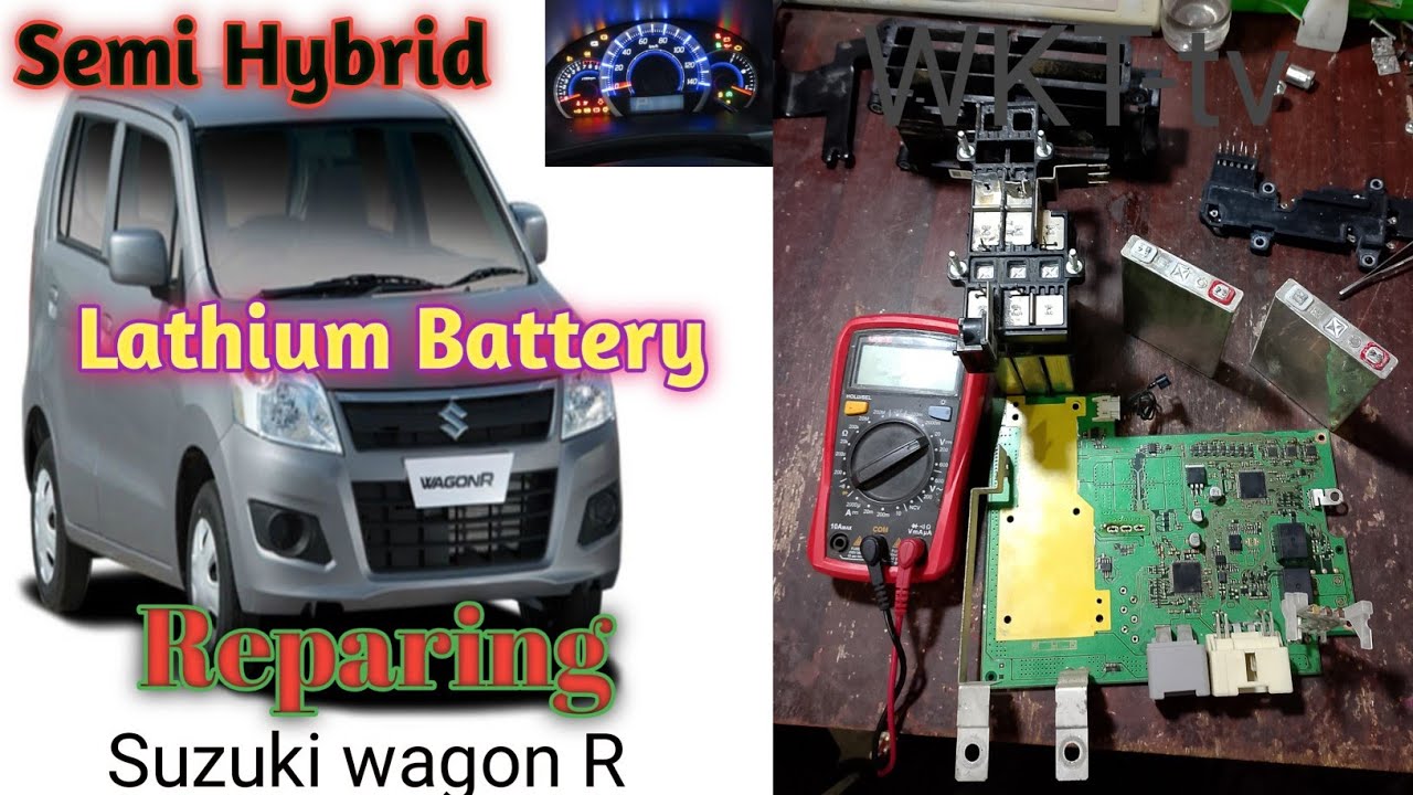 Suzuki wagon r semi hybrid lathium battery Repairing(cells Repairing)