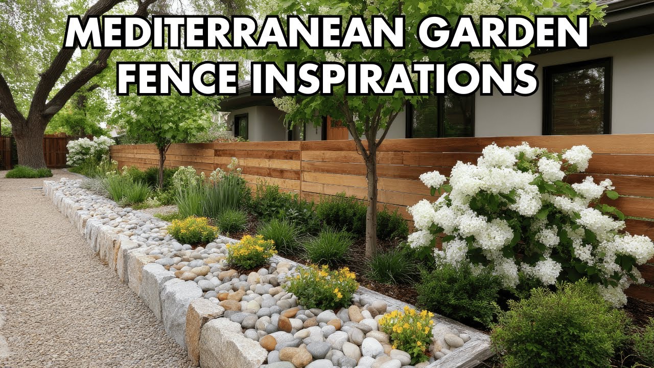 🌞🌿 Mediterranean Garden Fence Inspirations | Affordable & Elegant!