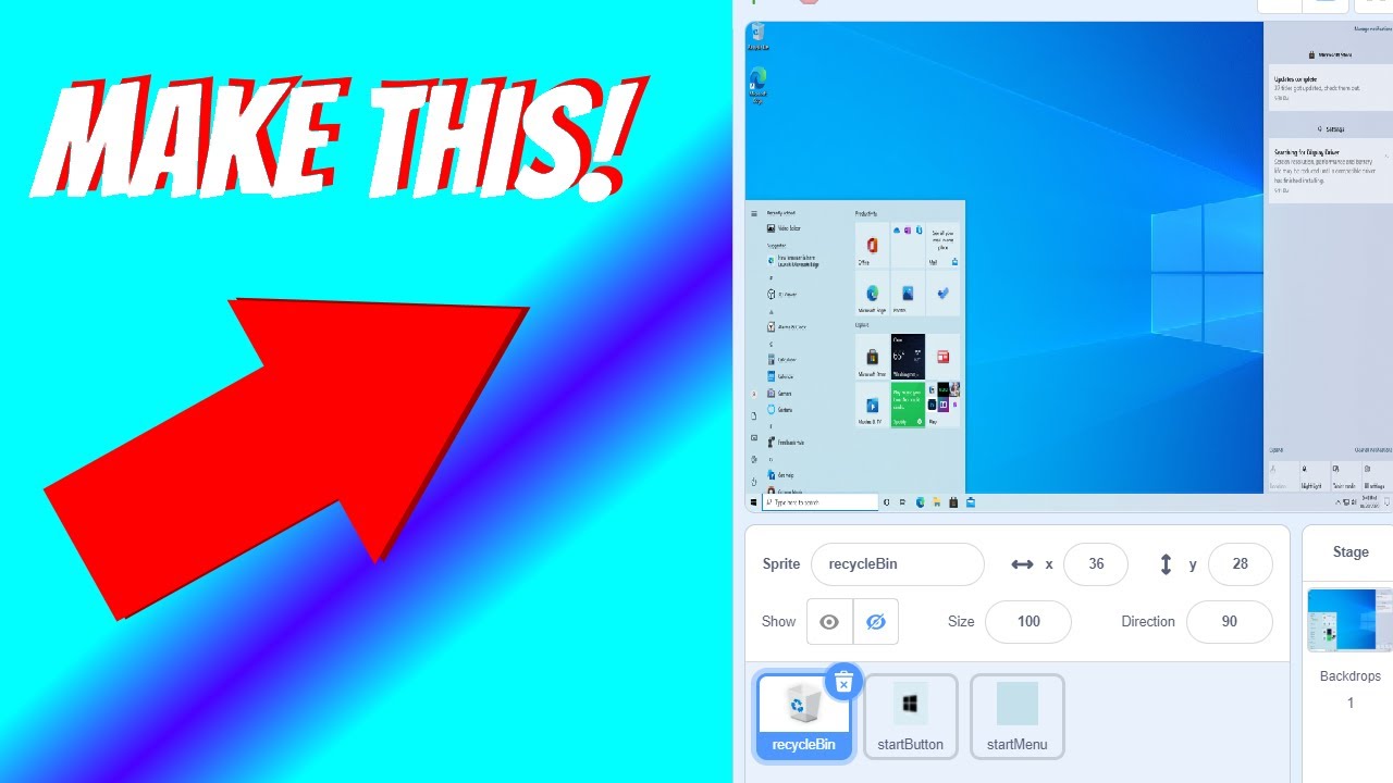 How to Make an OPERATING SYSTEM in Scratch || Part 1 - Loading Screen