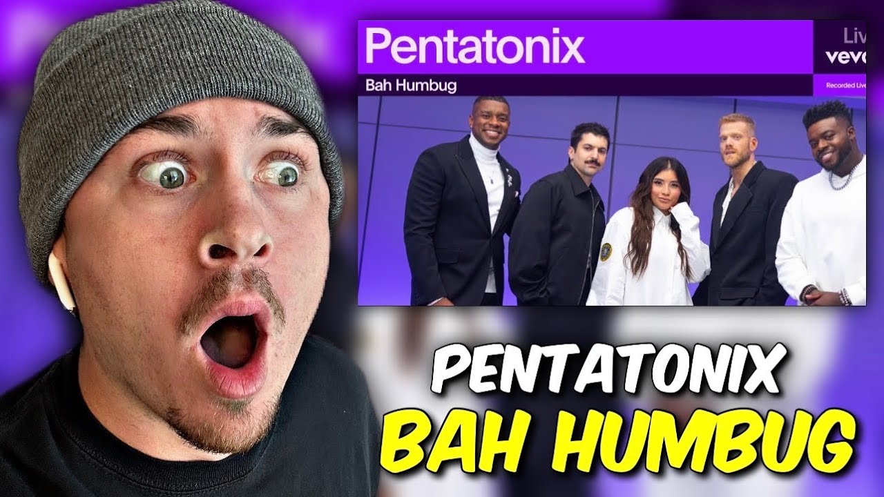 Pentatonix - Bah Humbug | Прямой эфир из студии Vevo | РЕАКЦИЯ!