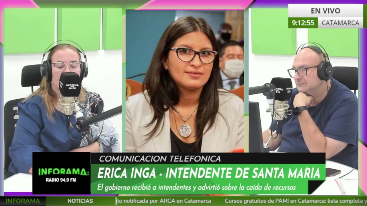🎥 ÉRICA INGA - INTENDENTA DE SANTA MARÍA | CATAMARCA A DIARIO