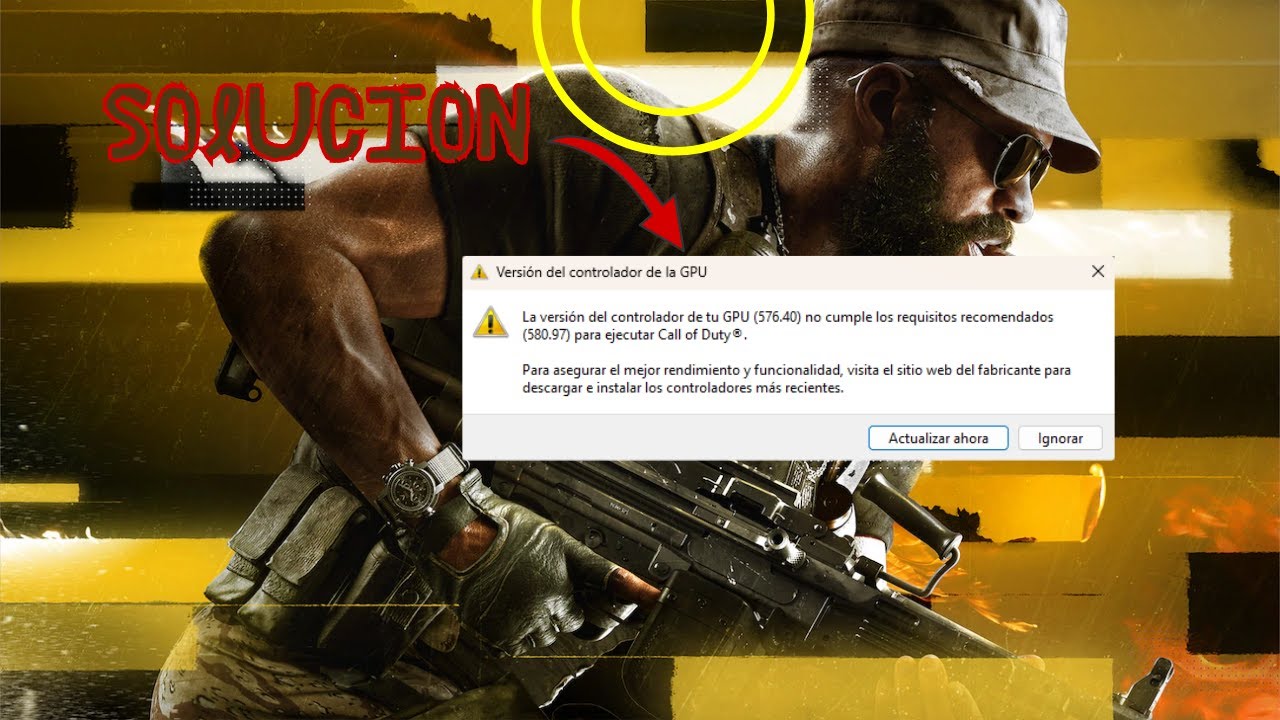 Solucion | La version del controlador de tu gpu no cumple los requisitos recomendados para ejecutar✅