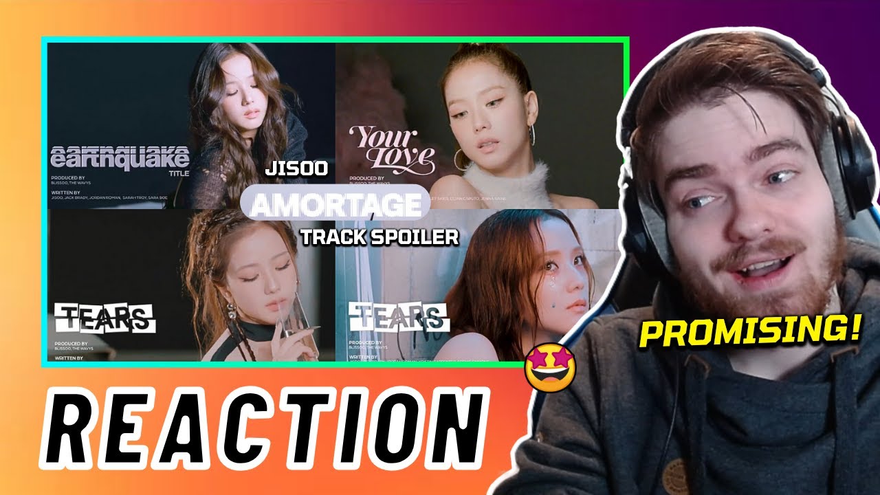 JISOO (지수) THE 1st MINI ALBUM [AMORTAGE] TRACK SPOILER | REACTION