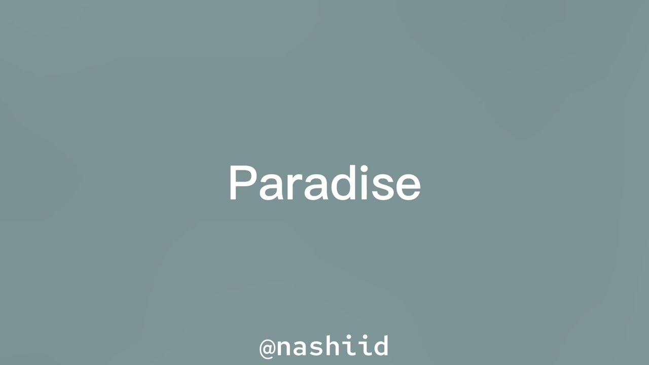 Maher Zain - Paradise || sped up