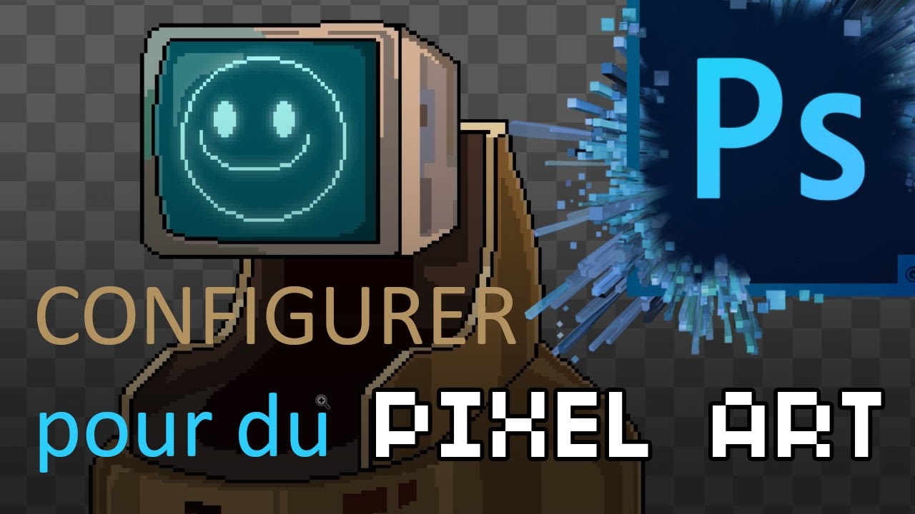 Configurer Photoshop pour DESSINER  en PIXEL ART