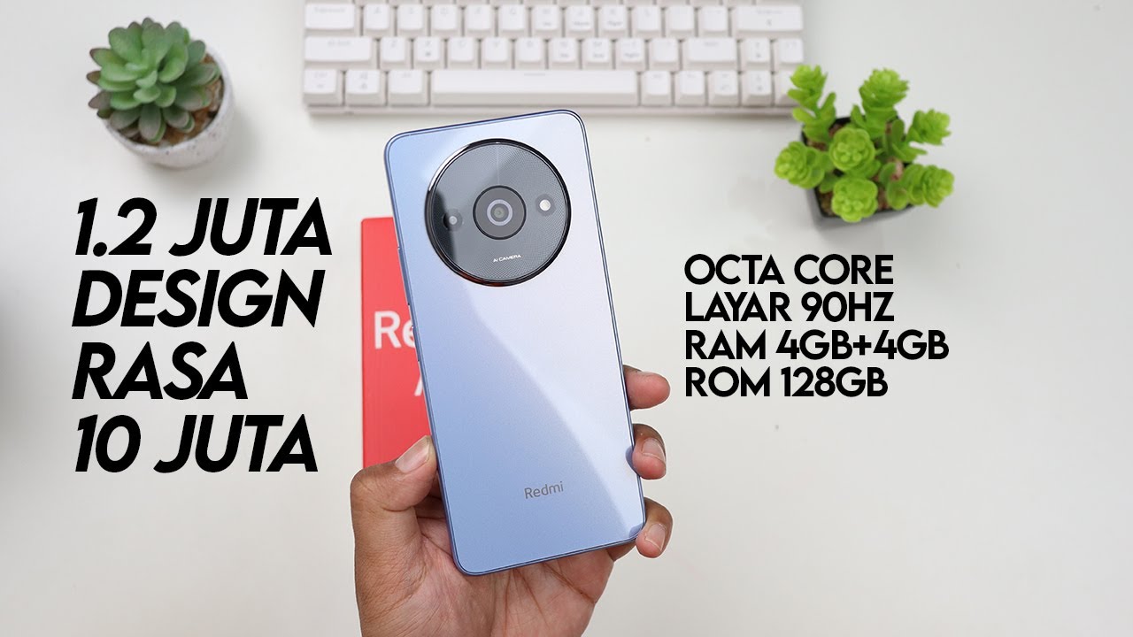 Hp 1 Jutaan Paling Mewah  | Murah Design Rasa Flagship Tapi.. | Unboxing & Review Redmi A3