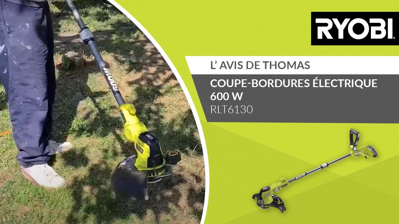 Coupe-bordures RLT6130 RYOBI® - L’avis de Thomas