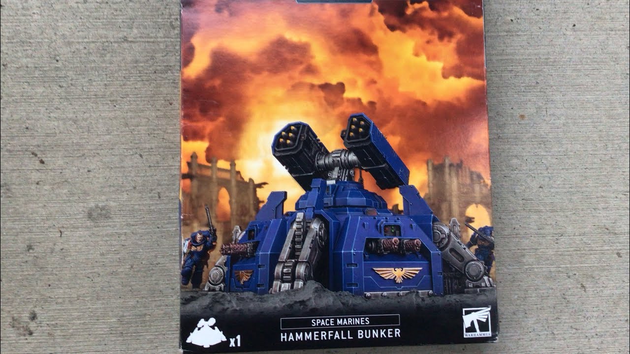 Warhammer 40K Space Marines Hammerfall Bunker Unboxing