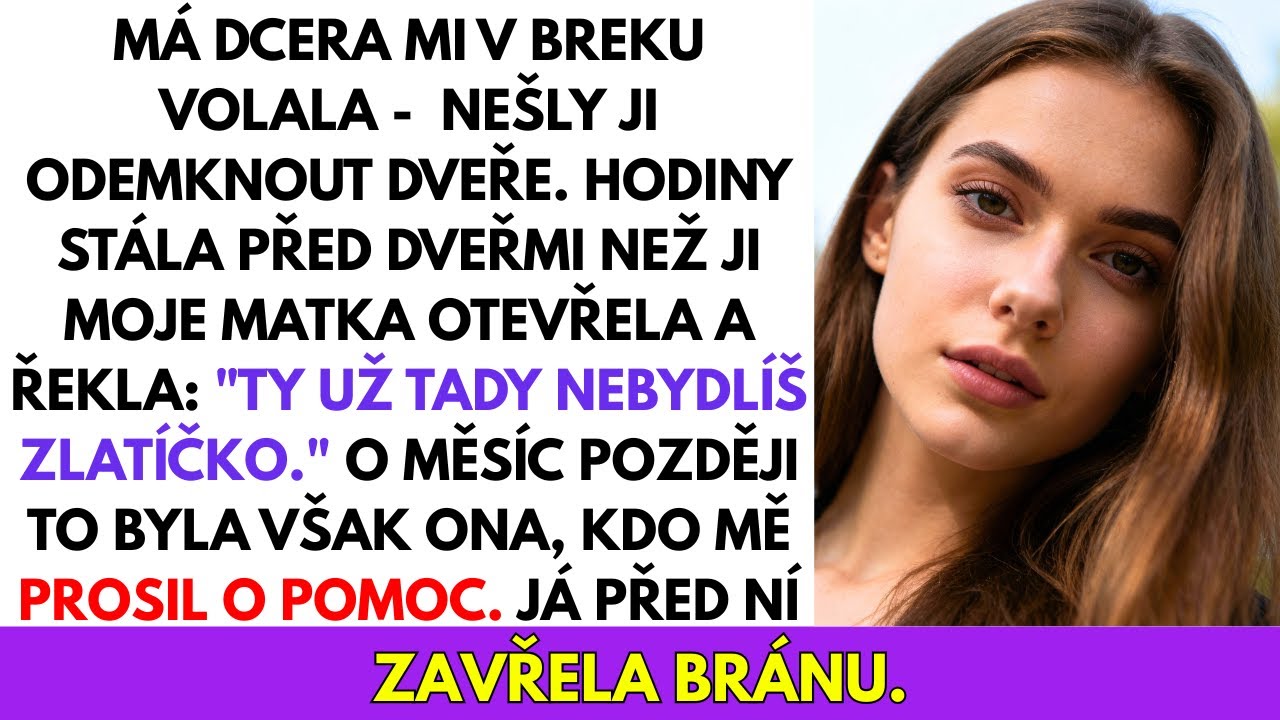Moje Máma Zamkla Mou Plačící Dceru Venku V Dešti; Teď Je To Ona, Která Mě Prosí O Střechu Nad Hlavou