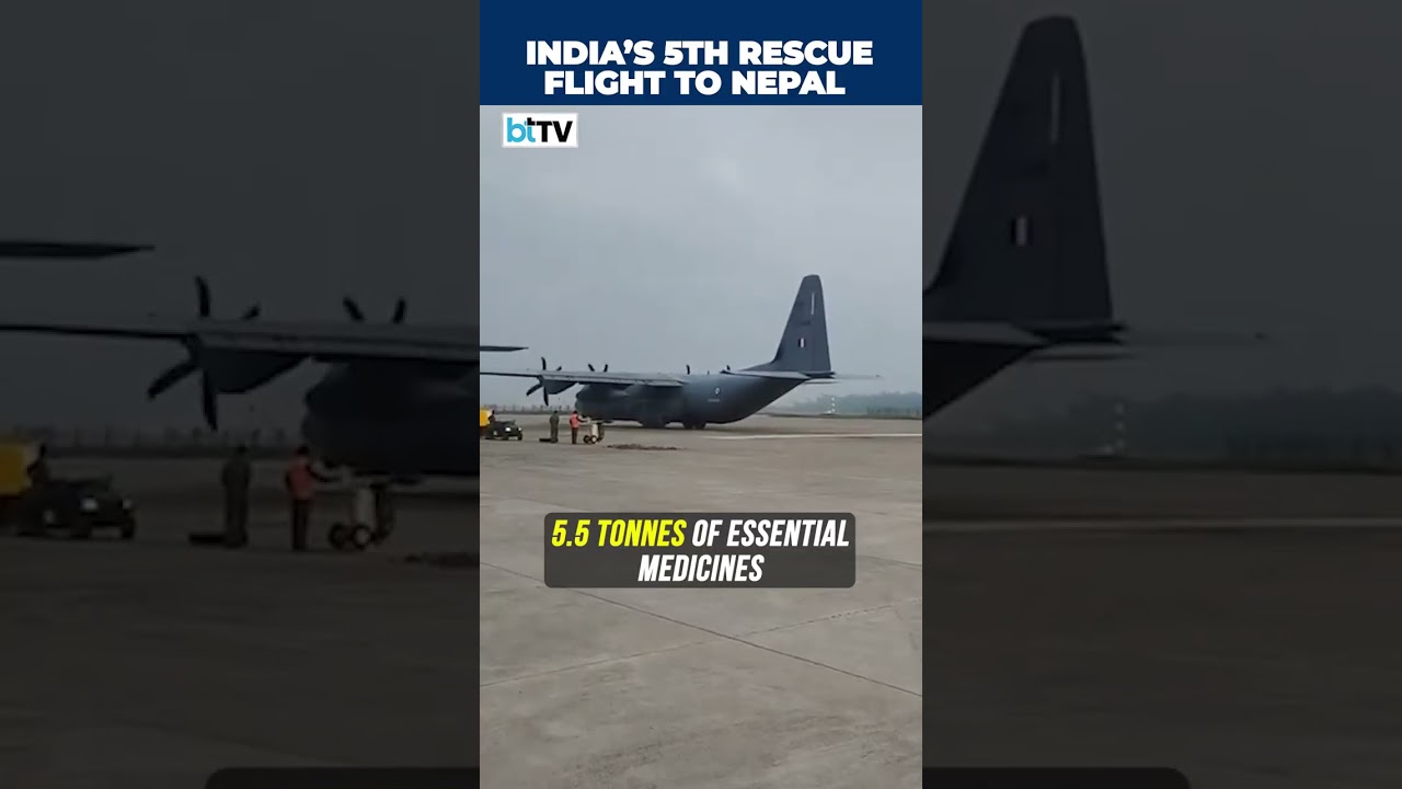 India Sends 5th Aircraft To Nepal With Rescue Team, Equipment And 5.5 Tonnes Of Medicines