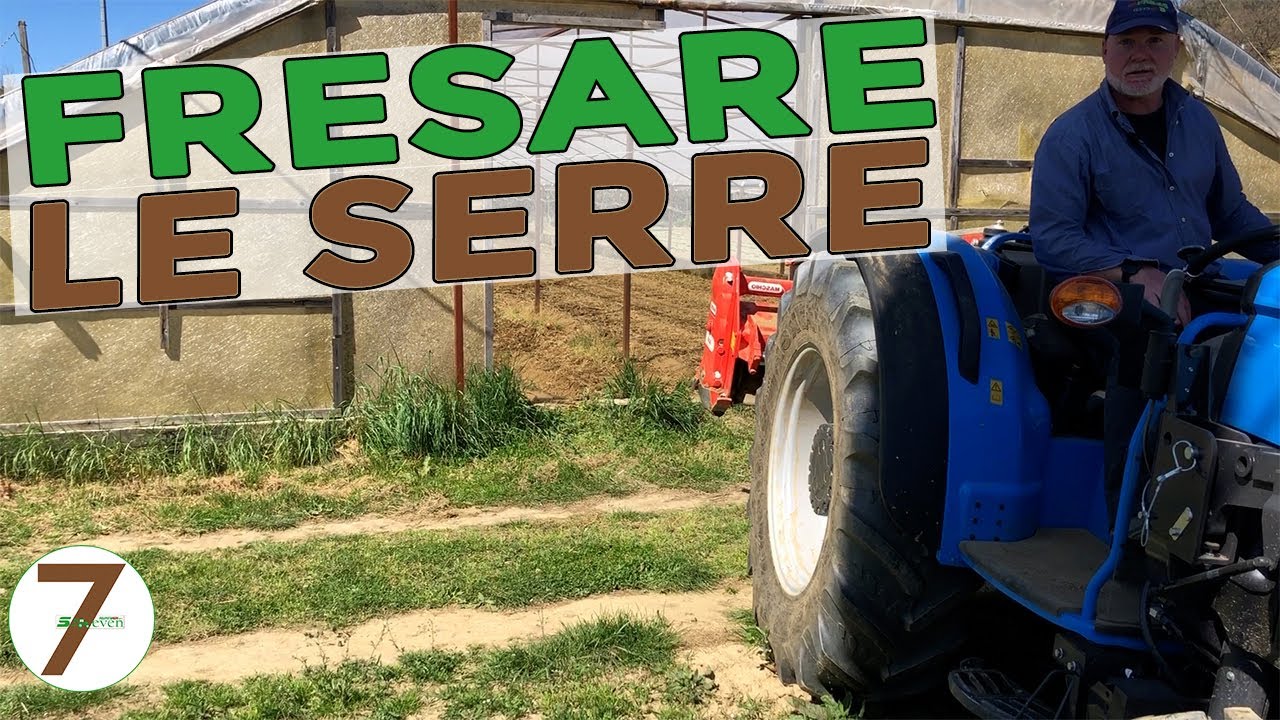 Fresare le Serre con Landini e fresa Maschio- farm machinery and power