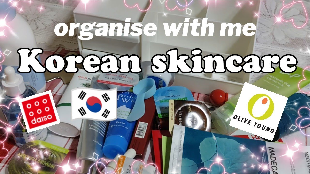 HUGE Korean skincare haul and review 🛍️✨, Oliveyoung and Daiso best buys from shopping in Korea 🇰🇷