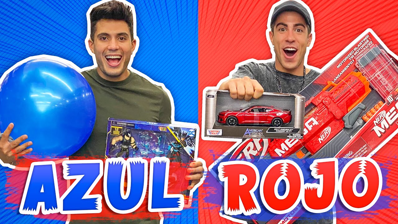 24 HORAS COMPRANDO TODO AZUL Y ROJO !!