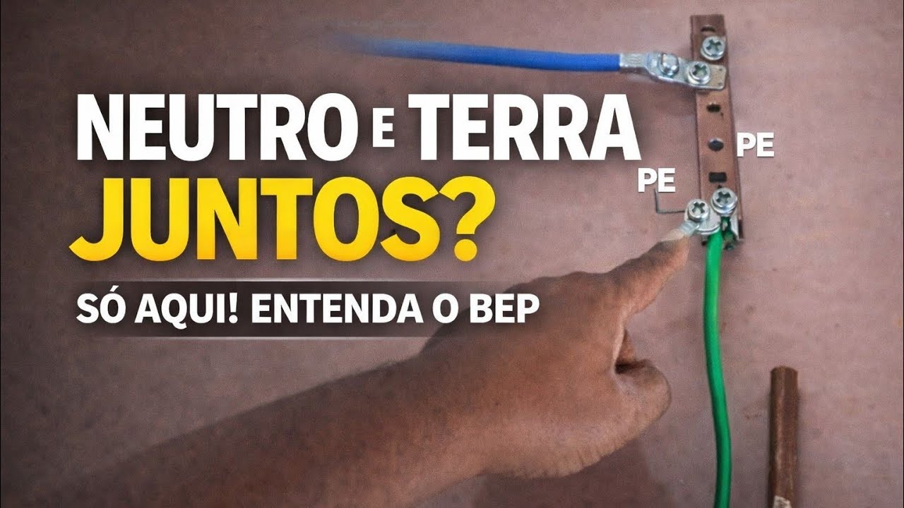 Aterramento no padrão de entrada 