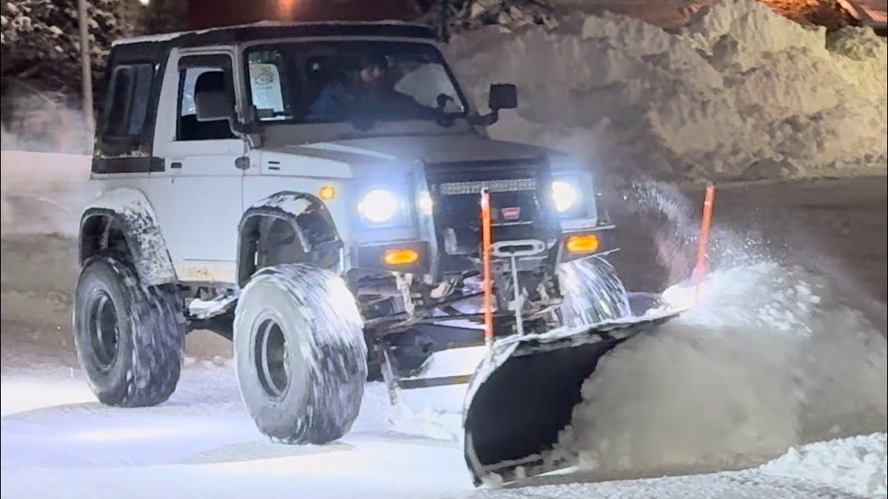 Building a snow plow mount for my Suzuki Samurai