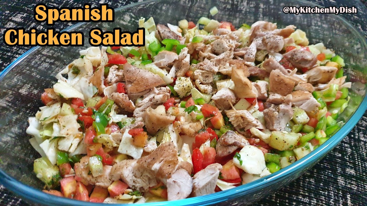 Spanish Chicken Salad | 5 Star Hotel Jaisa | My Kitchen My Dish