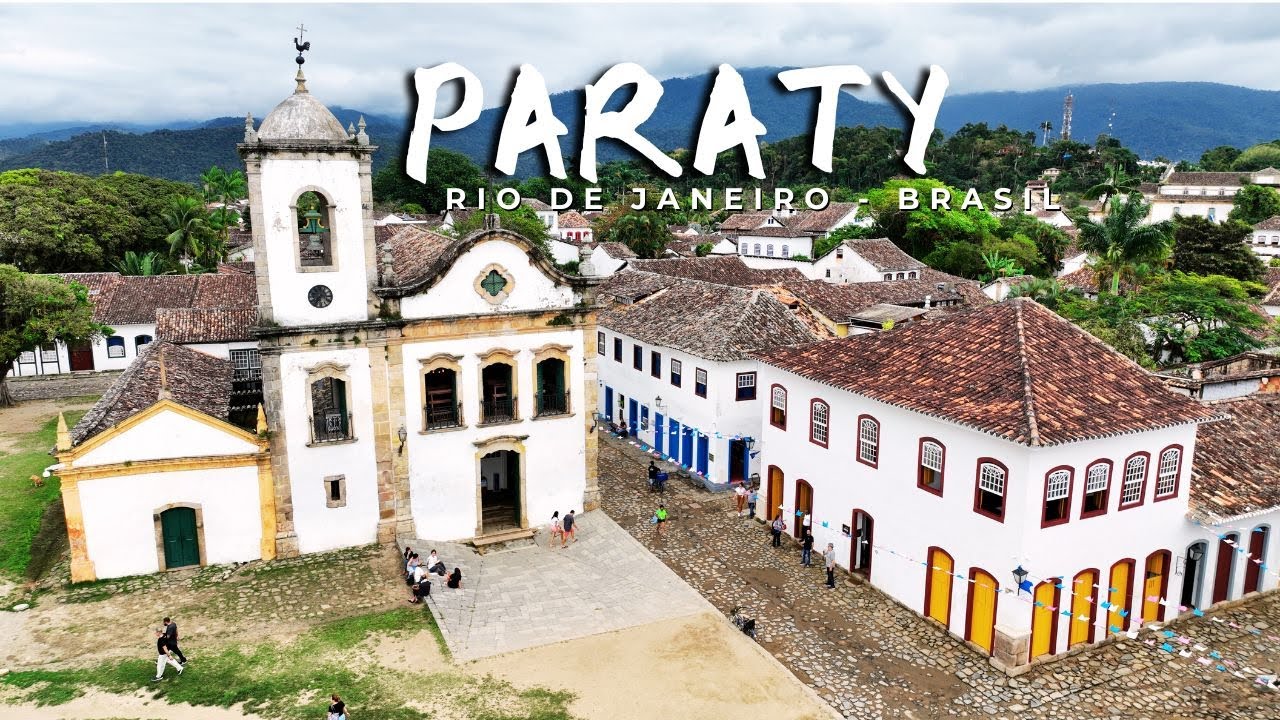 Paraty Vista de Cima: Voando Sobre Tesouros Hist&oacute;ricos e Naturais