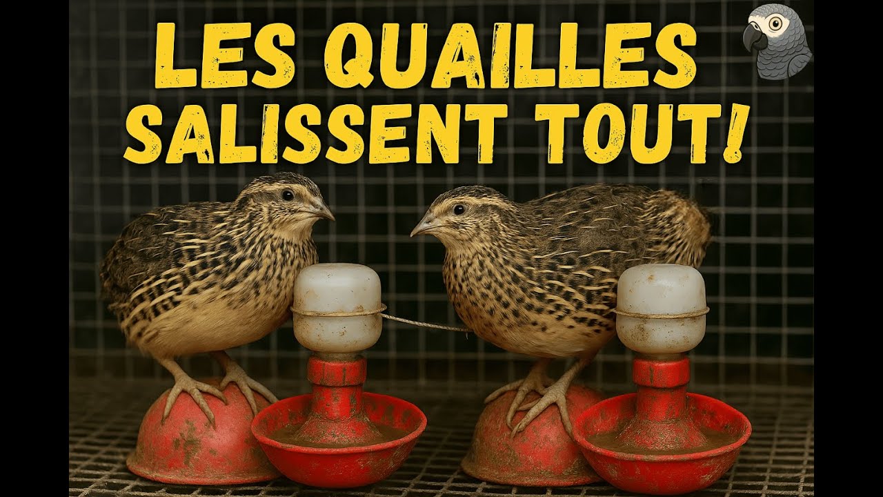 Les cailles salissent tout !