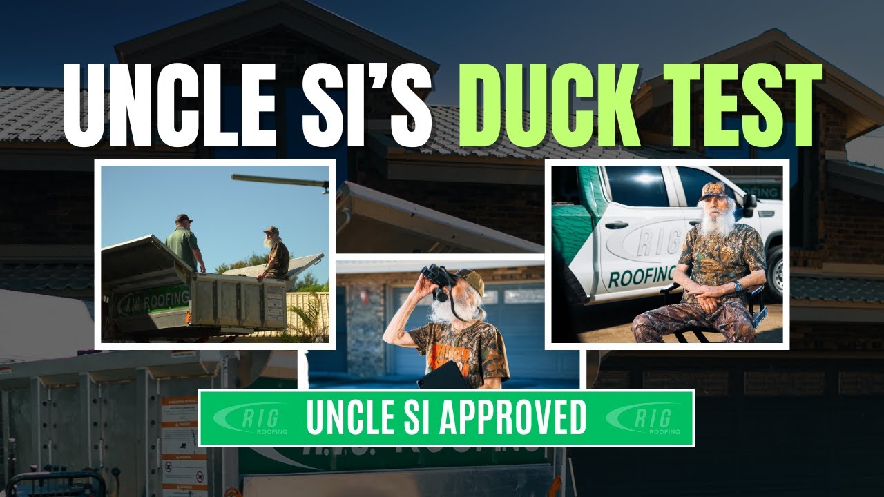 Duck Dynasty's Uncle Si is R.I.G. Roofing&rsquo;s Newest Roof Inspector Putting Roofs Through A Duck Test