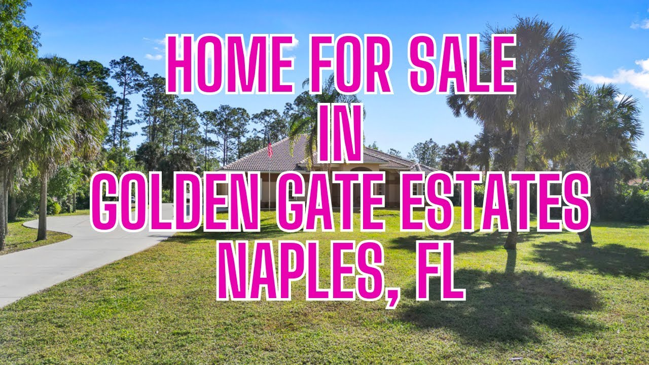 Golden Gate Estates home for sale on Acreage!  Naples Florida home for sale