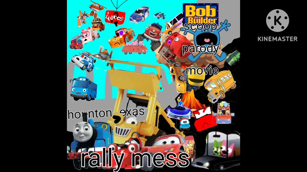 (Mi vídeo mas visto)Bob el costrutor scoop parody movie:rally mess