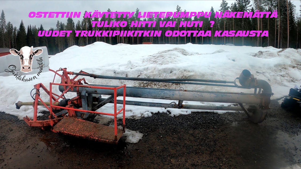 Keväisiä konehankintoja. Onko käytetyn koneen ostaminen näkemättä  hitti vai huti ??