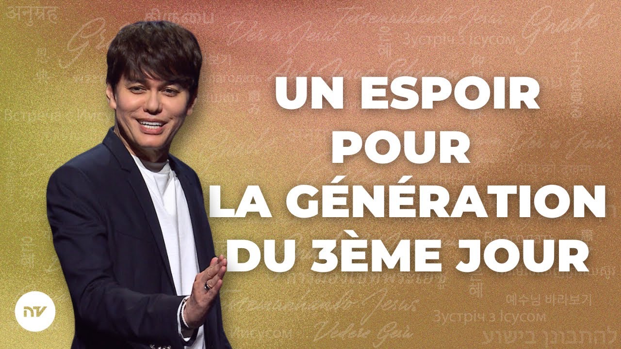 Un espoir pour la génération du 3ᵉ jour | Joseph Prince | New Creation TV Français