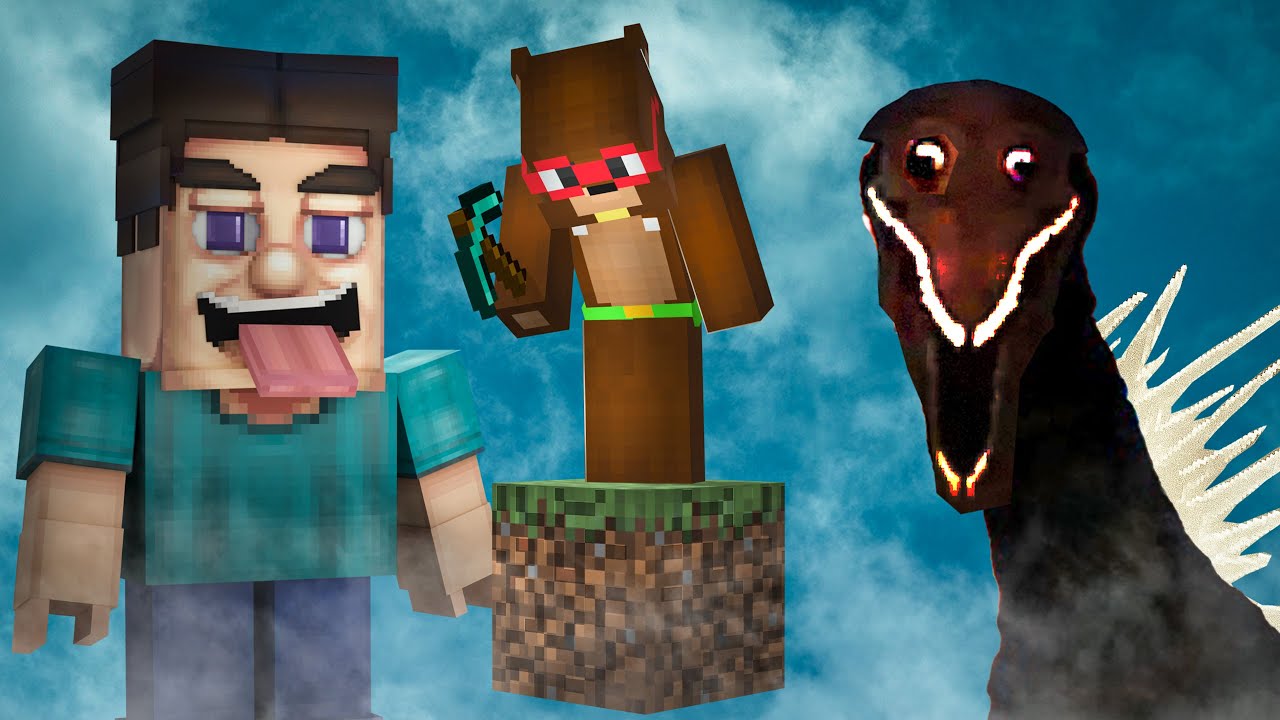 Surviving Minecraft's One Block with Every Horror Mod