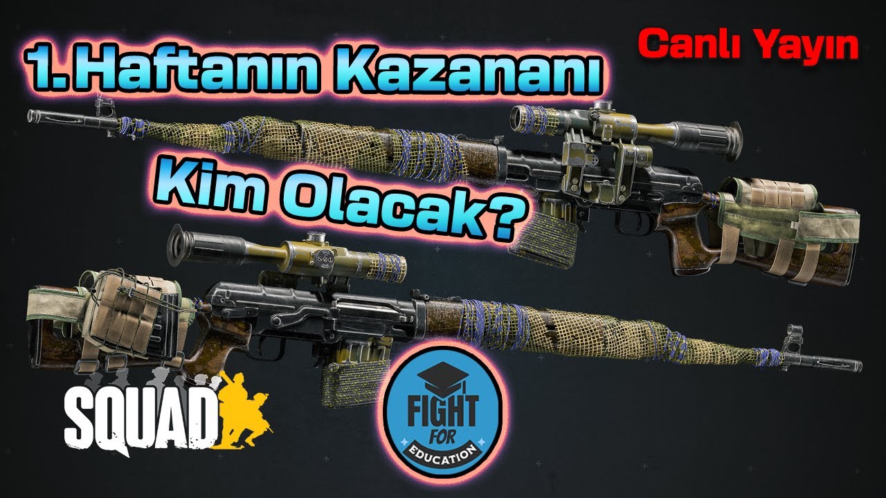Yayın Sonunda 1. Haftanın Çekilişi Var! Part 2 | ENG/TR | Squad Canlı Yayını | 22 Kasım