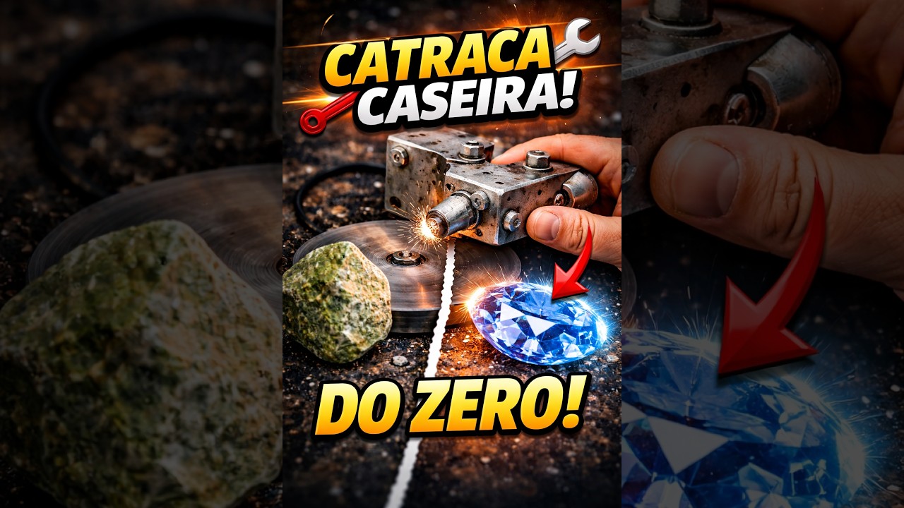 Aprenda a fazer uma catraca de lapidação de pedras preciosas passo a passo.