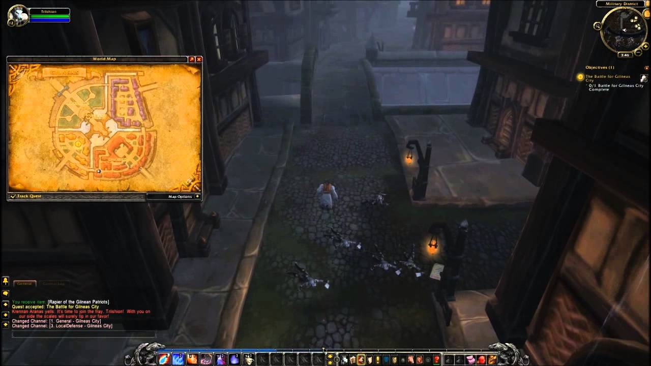 The Battle for Gilneas City Quest - World of Warcraft