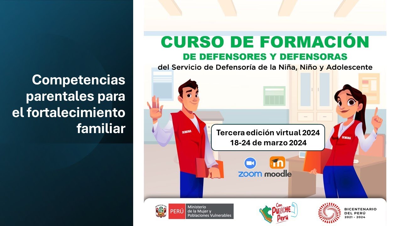 20. Competencias parentales para el fortalecimiento familiar