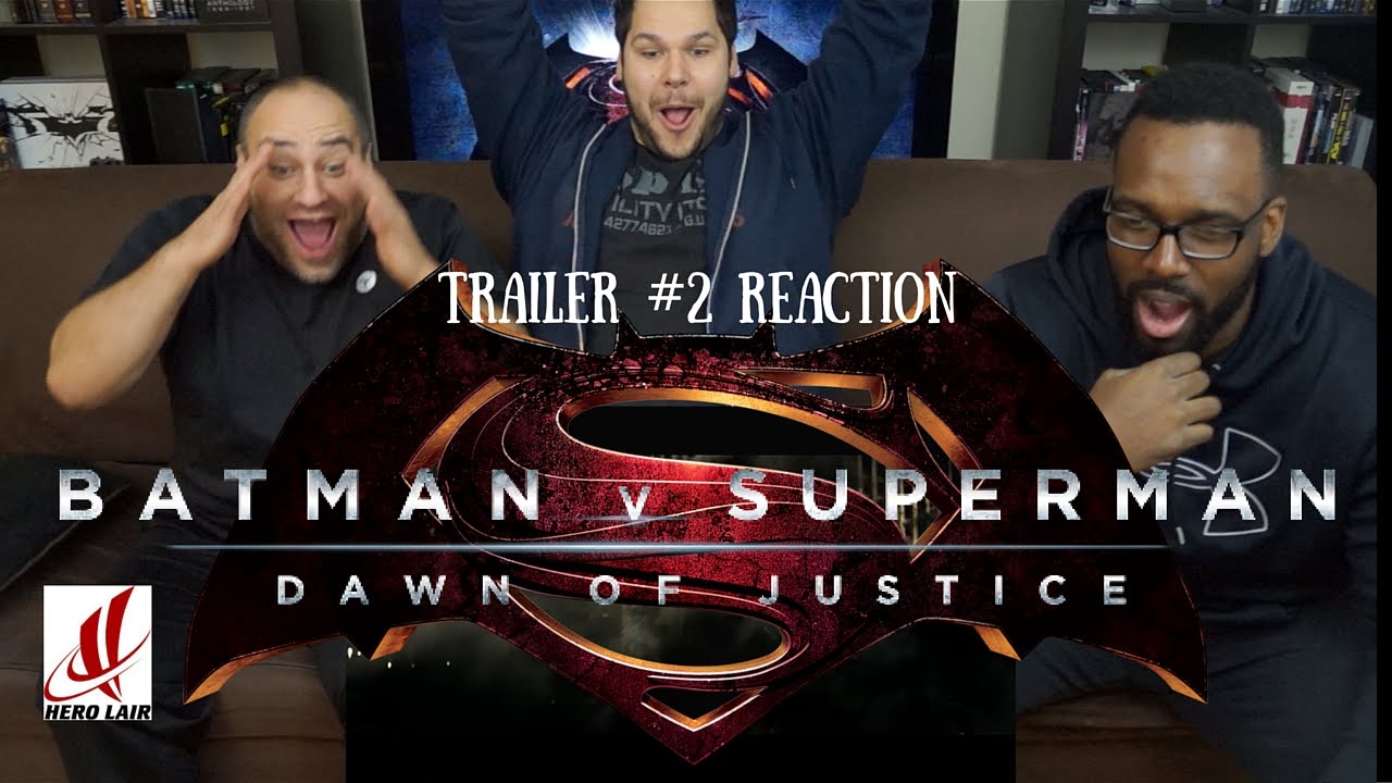 BATMAN V SUPERMAN Dawn Of Justice Official Trailer #2 REACTION