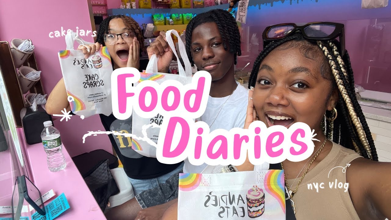 VLOG | food diaries | trying a cake jar place with friends, nyc, food review