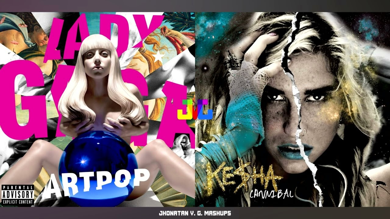 Lady Gaga & Kesha - Applause & Cannibal (Mashup)